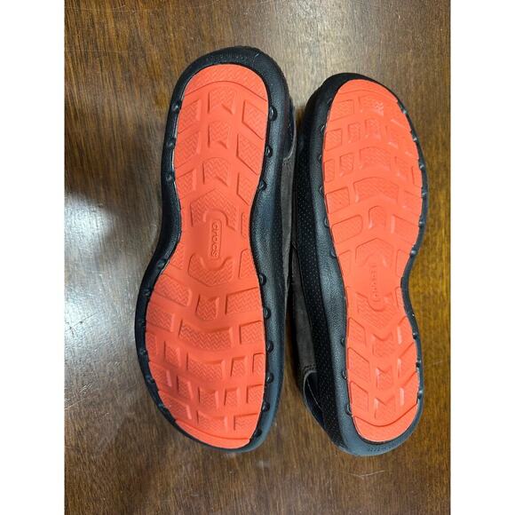 Crocs Suede Anyweather Loafer Slip On Shoe Women 9.5 Brown Neutral Comfort Comfy - Picture 3 of 8